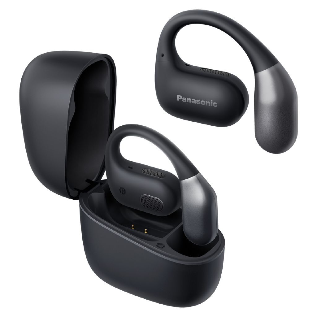 Panasonic RB-F10 Open Ear True Wireless Headphones - Black - Noel