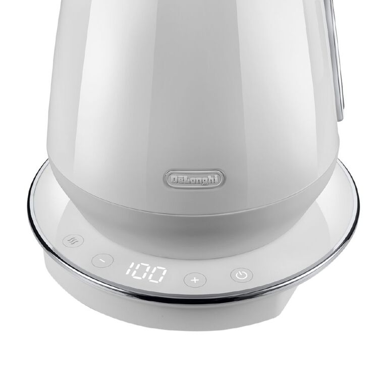 Delonghi Eclettica Variable Temperature Kettle White, , hi-res