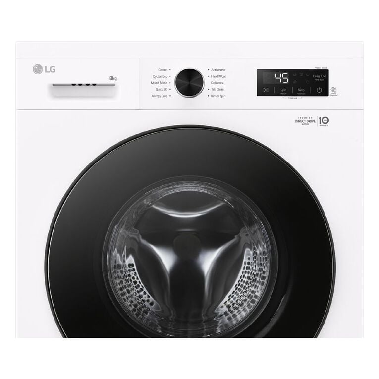 LG 8kg Front Load Washing Machine, , hi-res