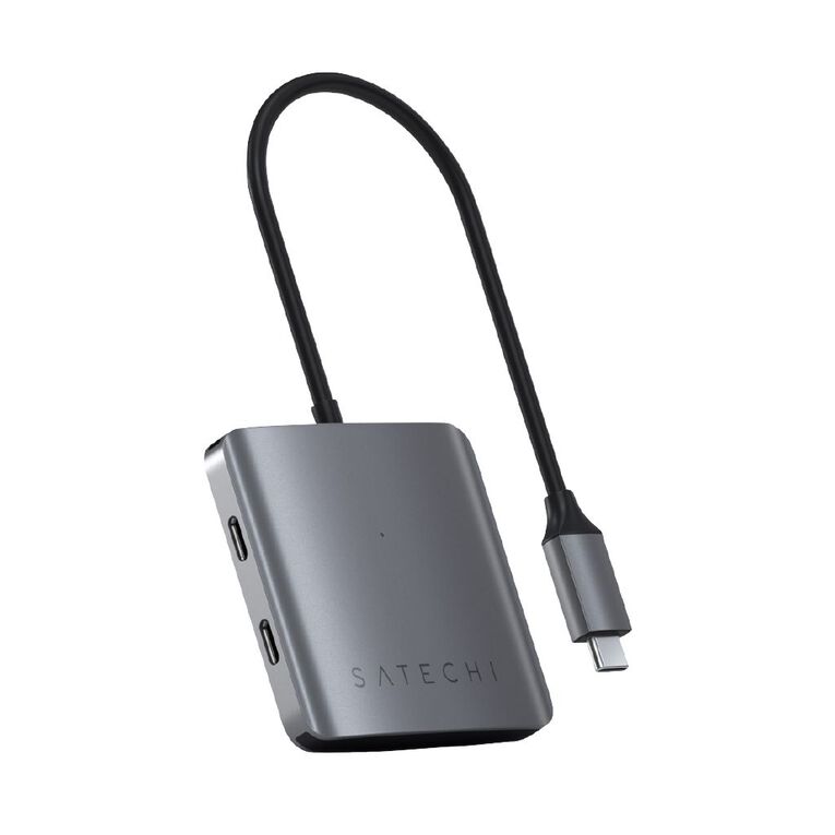 SATECHI Aluminium 4 Port USB-C Hub - Space Grey, , hi-res