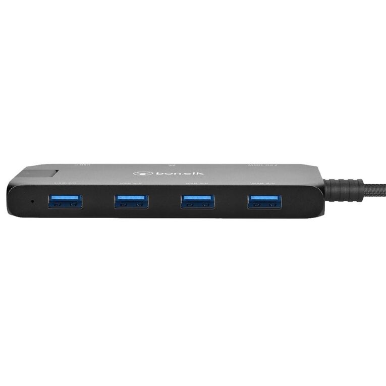 Bonelk Long-Life USB-C to 8-in-1 Multiport Hub - Black, , hi-res