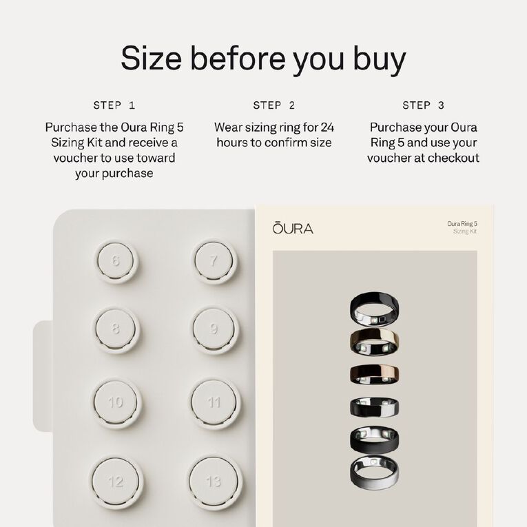 Oura Ring 5 Sizing Kit, , hi-res