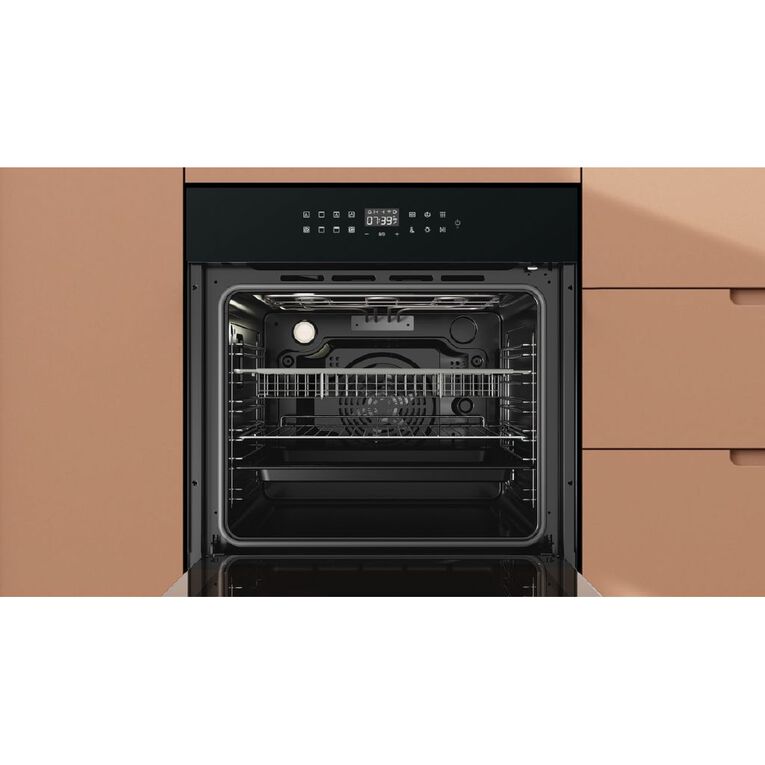 Haier 76L Oven 14 Function Pyrolytic with Rotisserie and Air Fry - Black, , hi-res