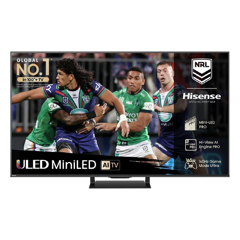 Hisense ULED MiniLED 75 Inch U7QNZ 4K QLED 165Hz Smart TV, , hi-res