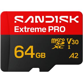Sandisk Extreme Pro microSD UHS-I 64GB MicroSD 200MB/s(R) / 90MB/s(W)