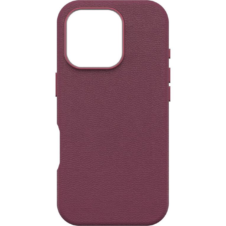 OtterBox Symmetry Cactus Leather Case for iPhone 16 Pro - Maroon Bells, , hi-res