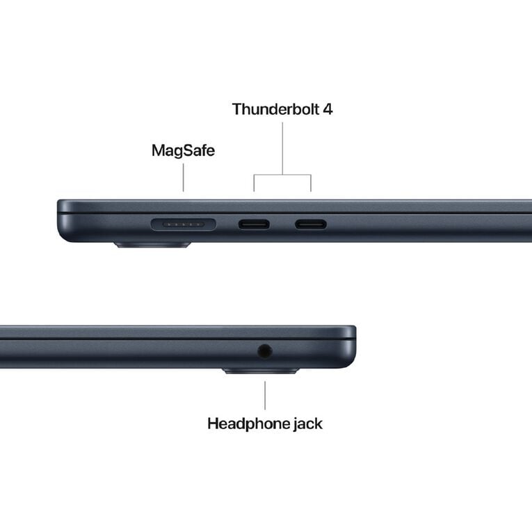 Apple MacBook Air 15-inch with M4 Chip 16GB/256GB 10 Core CPU 10 Core GPU - Midnight, , hi-res
