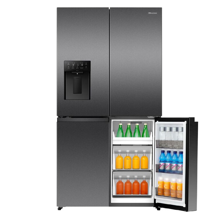 Hisense PureFlex Quad Door Dark Stainless Steel 640L, , hi-res