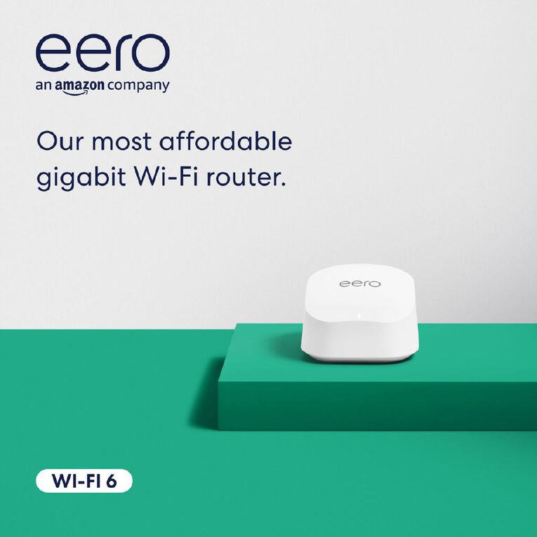 Amazon eero 6+ | 1 Gbps Mesh Wi-Fi 6 Router/Extender - 1 Pack, , hi-res