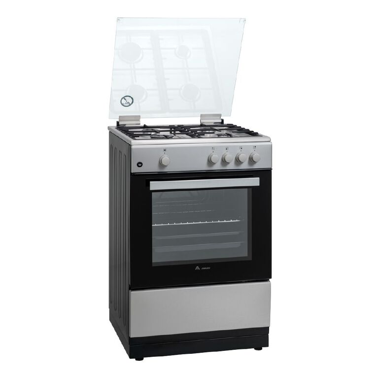 Award 60cm Freestanding Gas Oven with Gas Hob - Stainless Steel, , hi-res