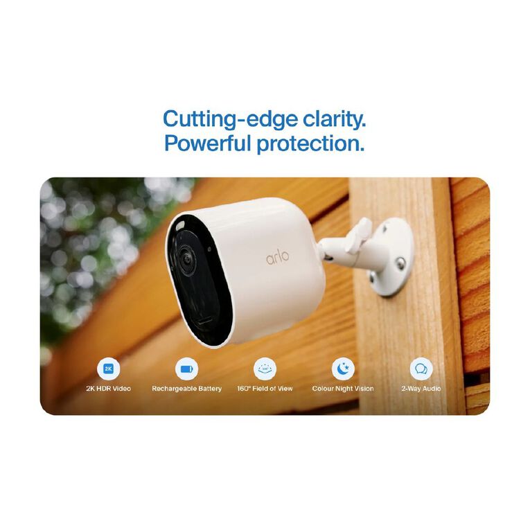 Arlo Pro Security Camera 2K (6th Gen) - 4 camera pack, , hi-res