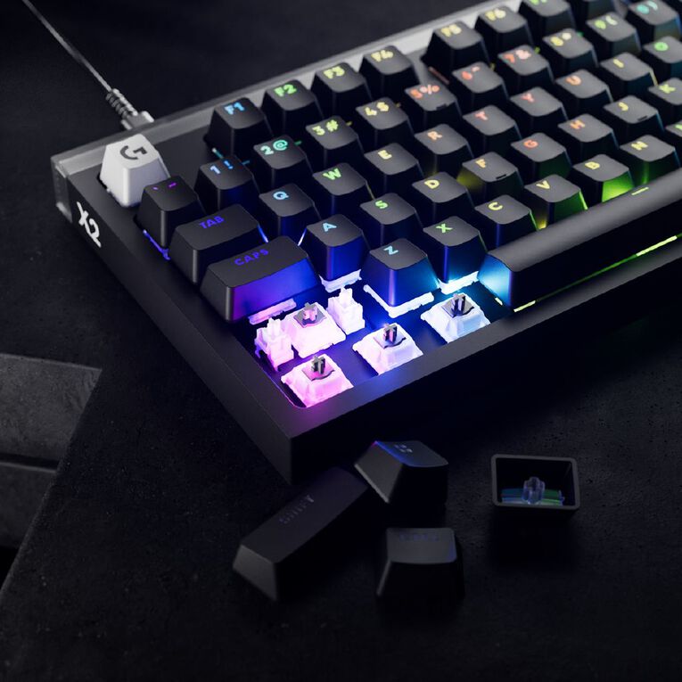 Logitech PRO X2 RAPID 8K Wired TKL Analog Gaming Keyboard - Black, , hi-res