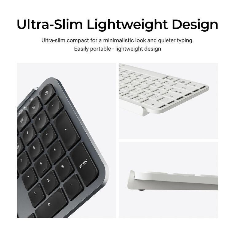 Keychron B2 Pro Ultra-Slim Wireless Keyboard - Space Gray, , hi-res