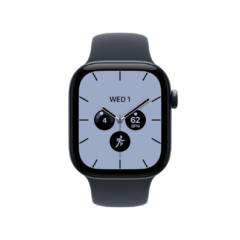 Apple Watch Series 12 Cellular 42mm Night Blue Ceramic Case with Navy Blue Sport Band M/L, , hi-res