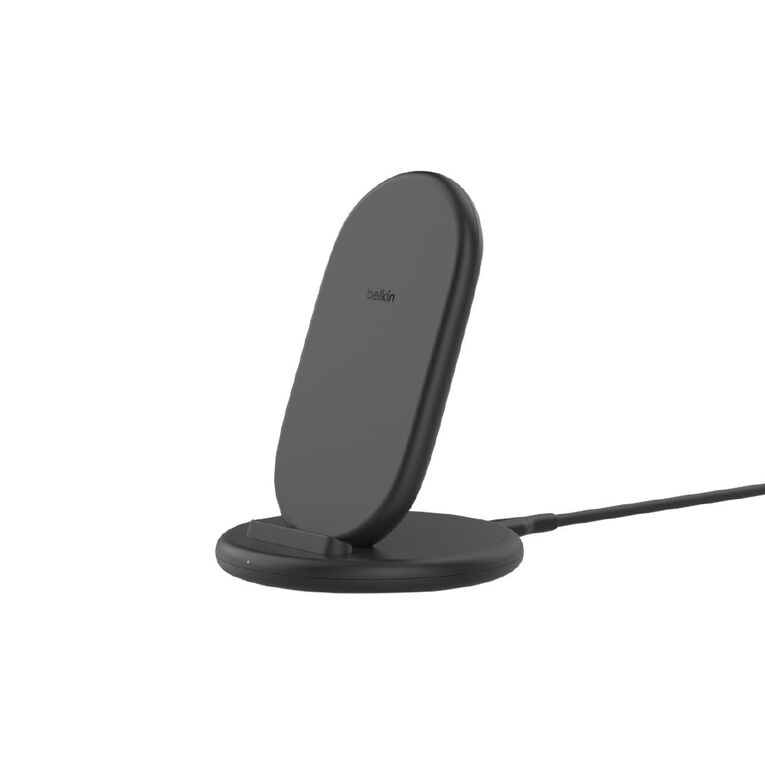 Belkin BoostCharge Wireless Charging Stand 15W (with Power Supply) - Black, , hi-res