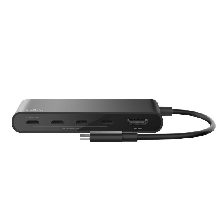Belkin Connect 5-Port USB-C Hub with 4K HDMI - Black, , hi-res