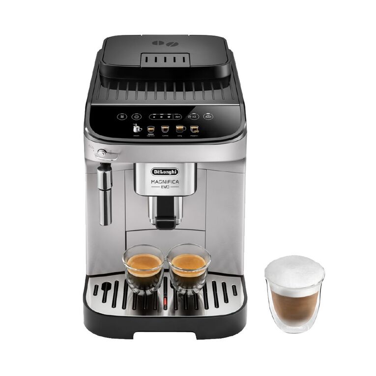 Delonghi Magnifica Evo Fully Automatic Coffee Machine Silver Black