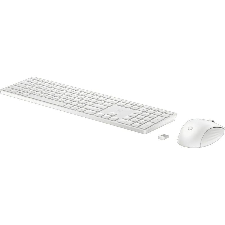 HP 650 Wireless Keyboard and Mouse Combo White Noel Leeming