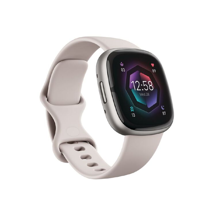 Fitbit Sense 2 Lunar White/Platinum, , hi-res