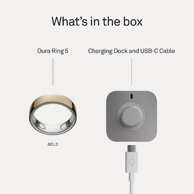 Oura Ring 5 Gold - Size 12, , hi-res