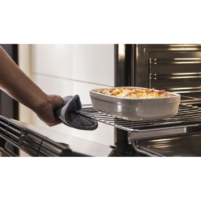 Haier 76L Oven 14 Function Pyrolytic with Rotisserie and Air Fry - Black, , hi-res