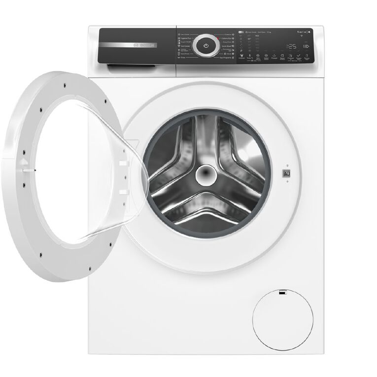 Bosch 10kg Series 8 Front Load Washing Machine - White, , hi-res