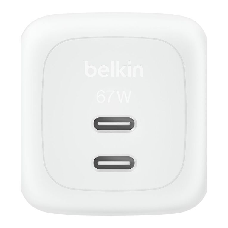 Belkin BoostCharge Pro Dual GaN Wall Charger 67W, , hi-res