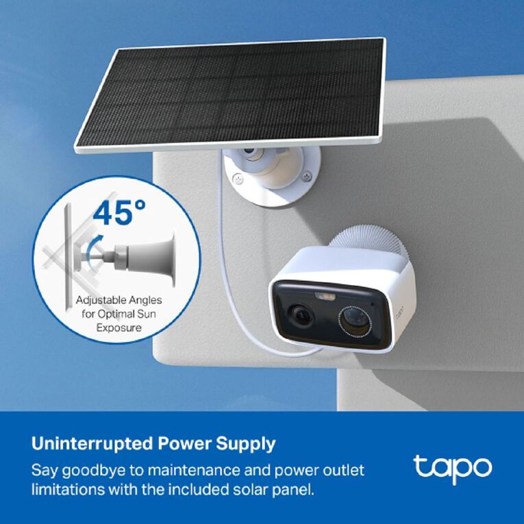 TP-Link Tapo C400 Solar-Powered Security Camera Kit (Tapo C400 + Tapo A201), , hi-res