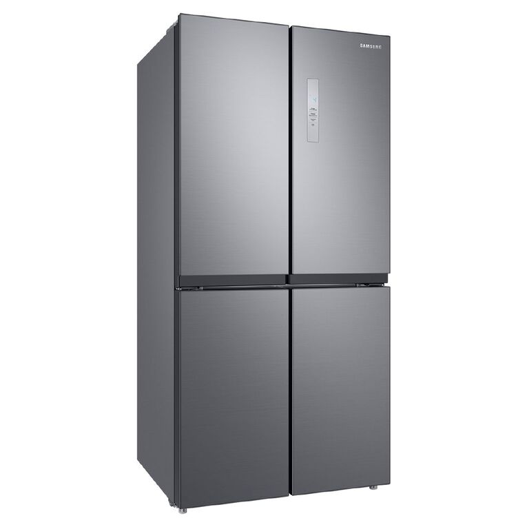 Samsung 488L French Door Fridge Freezer Matte Silver Noel Leeming