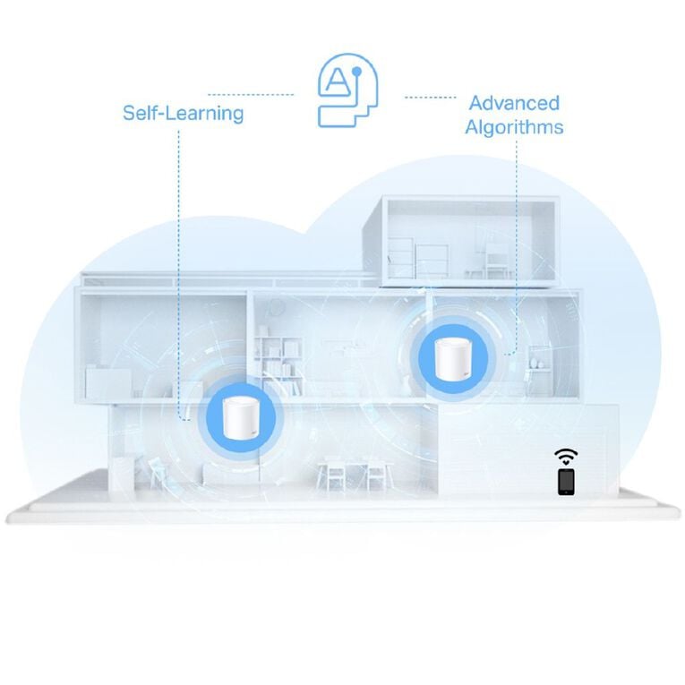 TP-Link Deco X10 AX1500 Whole Home Mesh WI-FI 6 System - 2 Pack, , hi-res