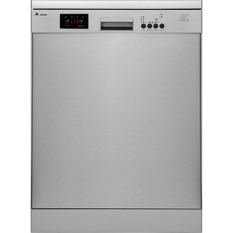 Award 60cm Freestanding Electronic Dishwasher Stainless Steel Noel
