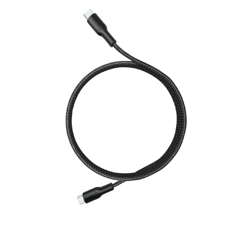 Belkin BoostCharge Pro USB-C Braided Cable with Lightning Connector 2m - Black, , hi-res