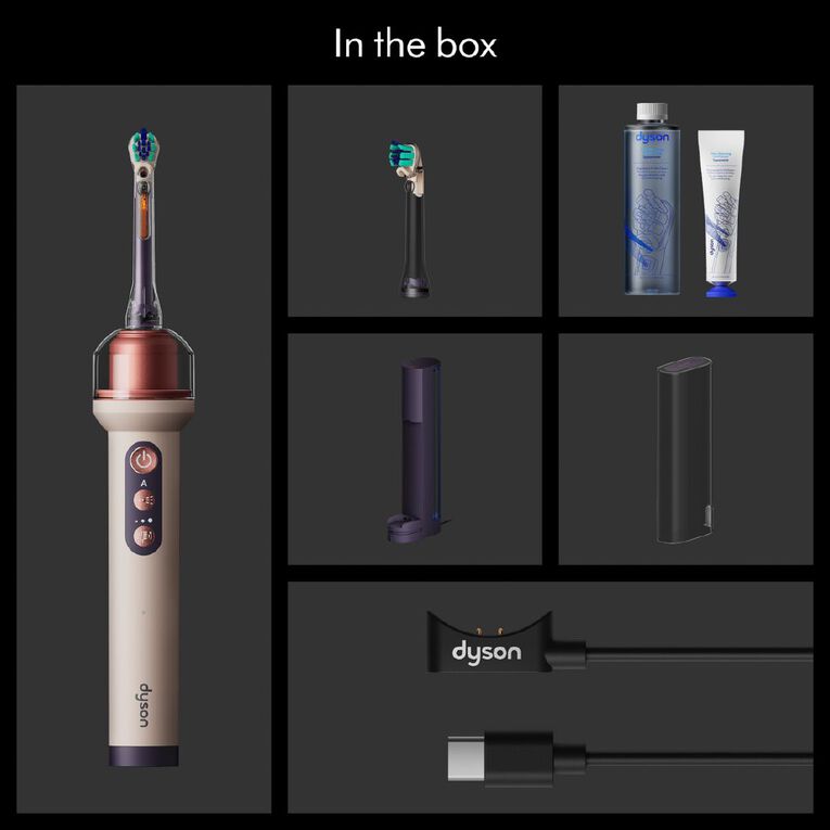 Dyson Camerajet Electric Toothbrush With Flosser And Starter Kit (Ceramic Pink), , hi-res