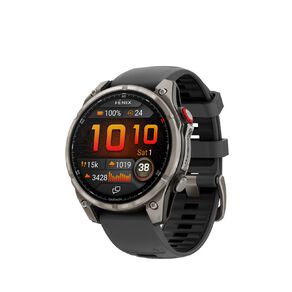 Garmin Fenix 8 Pro, 47mm, AMOLED, Sapphire, Titanium With Graphite/Black Silicone Band