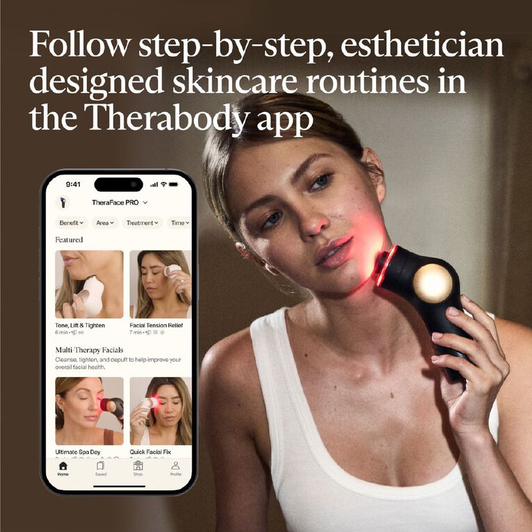 Therabody TheraFace PRO - Black - AU (no gel), , hi-res