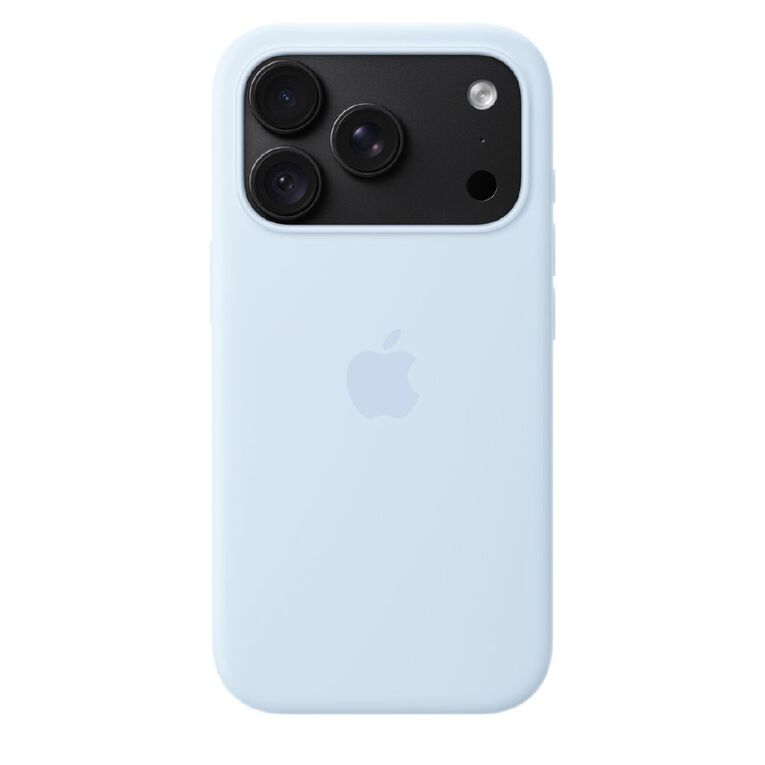 Apple iPhone&nbsp;18&nbsp;Pro Silicone Case with MagSafe - Crisp Blue, , hi-res