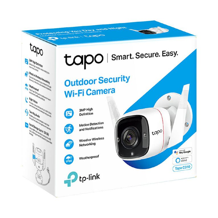 TP-Link Tapo C310 Outdoor Security Wifi Camera, , hi-res