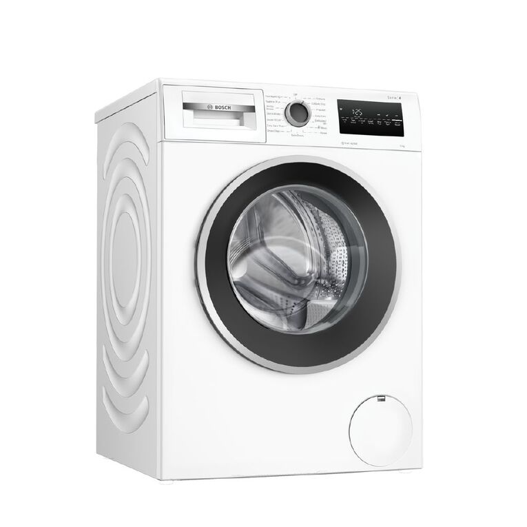 Bosch 9kg Series 4 Front Load Washing Machine - White, , hi-res