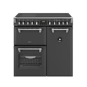 Belling 90cm Deluxe Freestanding Oven with 5 Zone Induction Cooktop - Anthracite