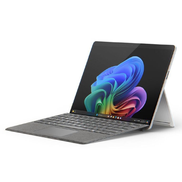 Microsoft Surface Pro 11th Edition Copilot+ PC 13 Inch Snapdragon X Elite 16GB RAM 512GB SSD Windows 11 2-in-1 - Platinum, , hi-res