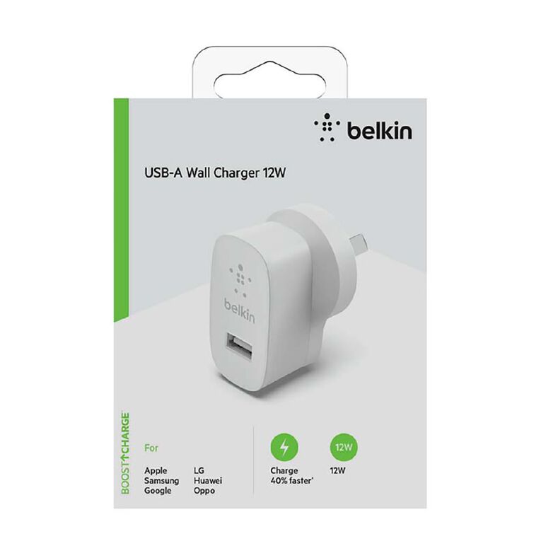 Belkin USB-A Wall Charger 12W, , hi-res