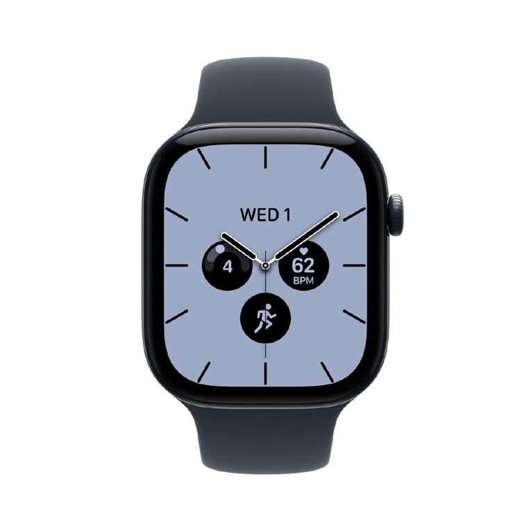Apple Watch Series 12 Cellular 46mm Night Blue Ceramic Case with Navy Blue Sport Band M/L, , hi-res