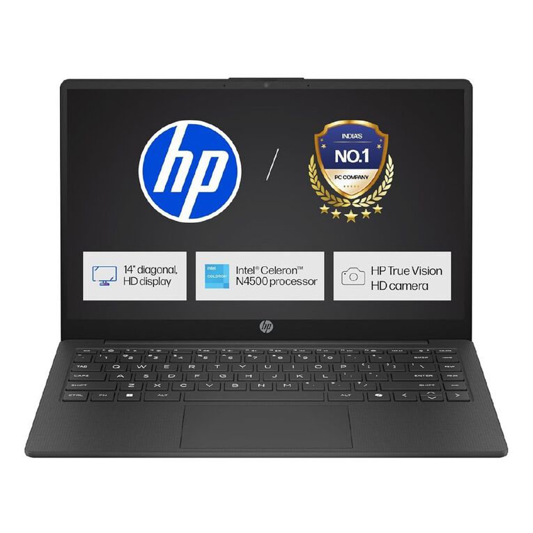 HP Laptop 14 Inch Intel N150 4GB RAM 128GB UFS Windows 11 Notebook, , hi-res