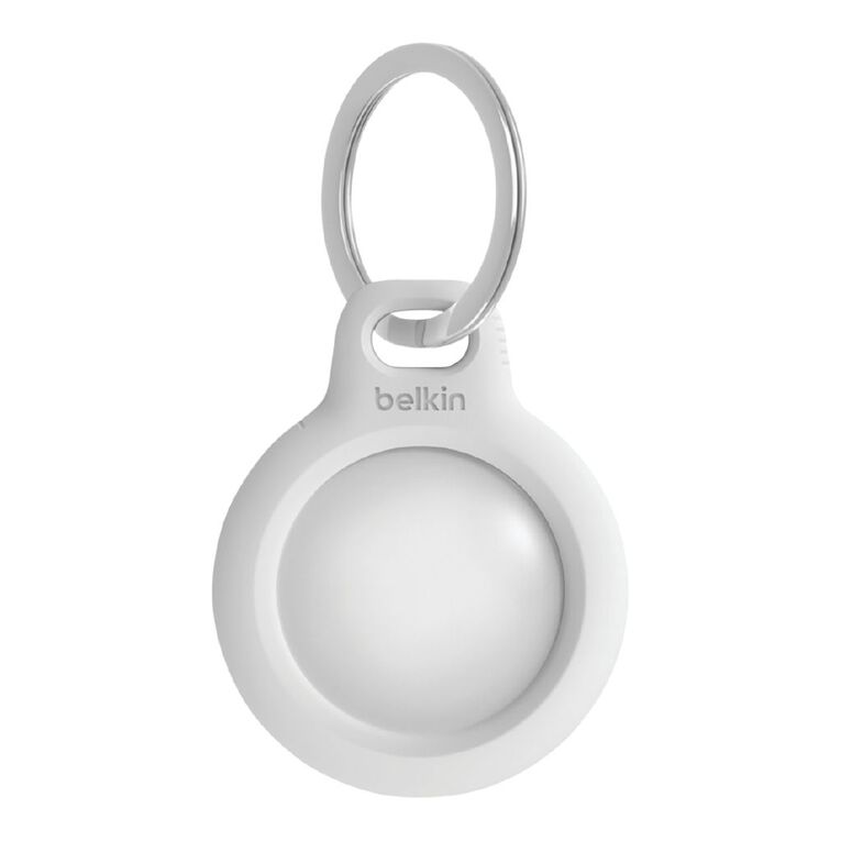 Belkin Secure Holder with Key Ring for AirTag - White, , hi-res