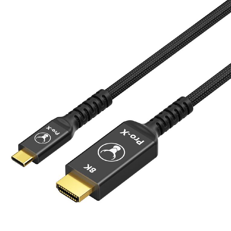 Bonelk Pro-X Long-Life USB-C to 8K HDMI Cable (2.5m) - Black, , hi-res