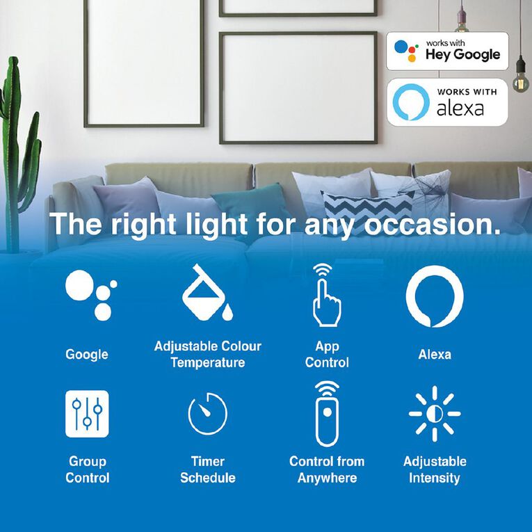 Laser 10W Smart Bulb White E27, , hi-res