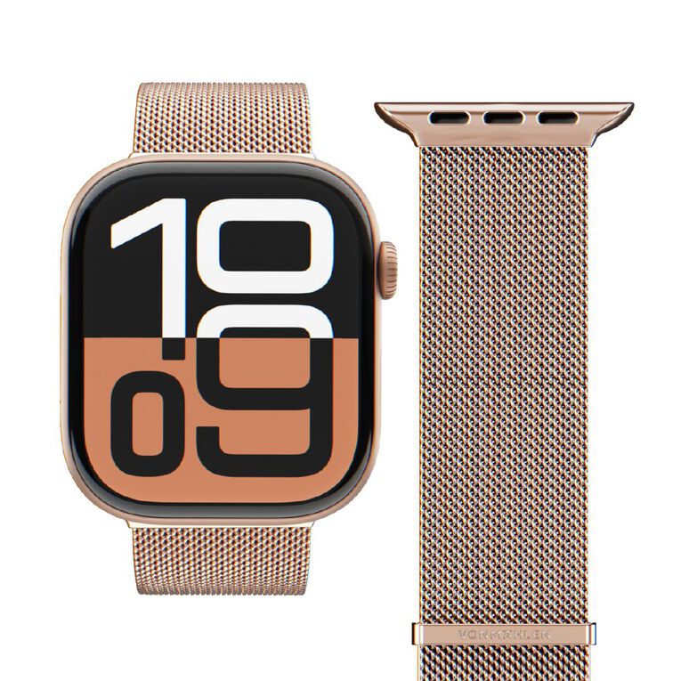 Vonmahlen Milanese Loop 2 for Apple Watch (44-46mm / Ultra) - Rose Gold, , hi-res