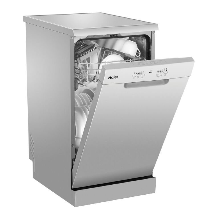 Haier 45cm 300 Series Freestanding Dishwasher - Satina, , hi-res