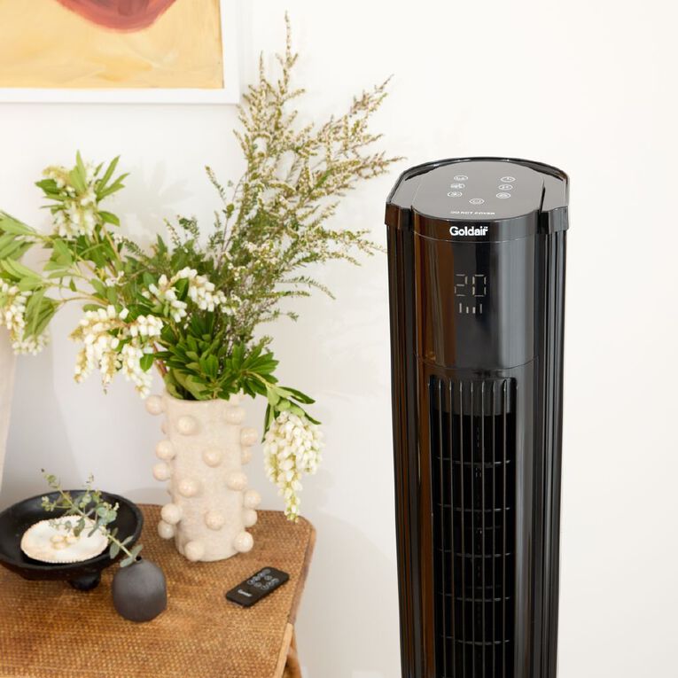 Goldair Platinum 2200W Hot & Cold Multi Season Tower Heater & Fan, , hi-res