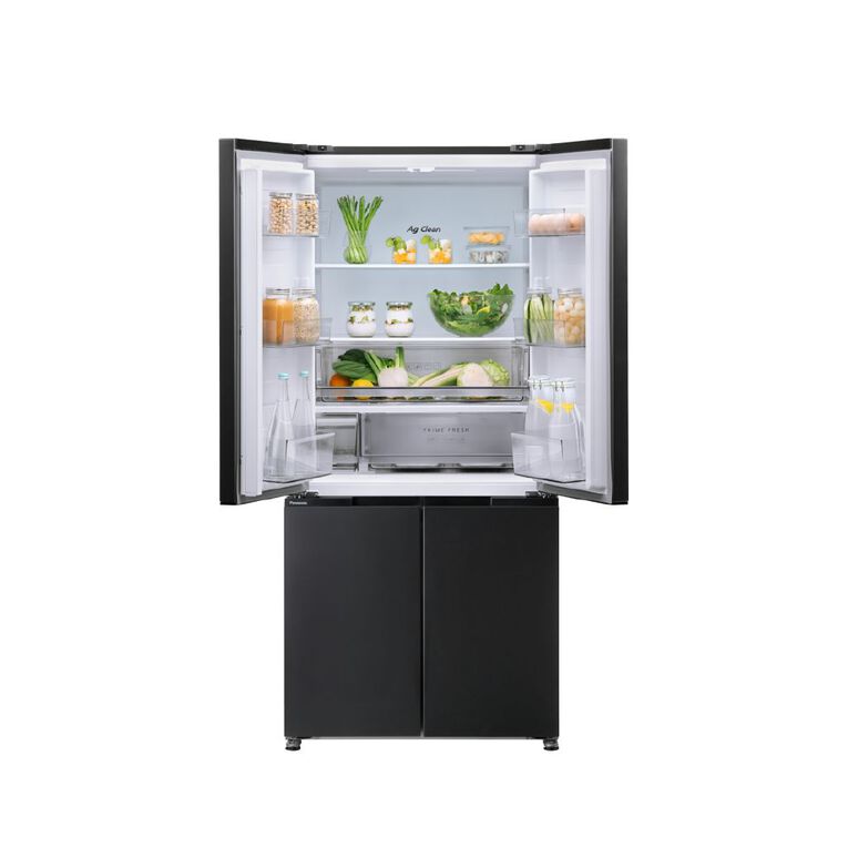 Panasonic 482L Flush Fit Quad Door Fridge Freezer - Black, , hi-res